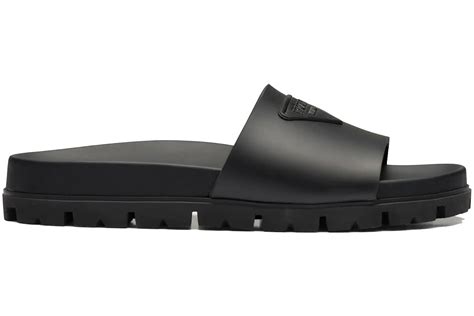 prada rubber slides men|prada espadrilles men's.